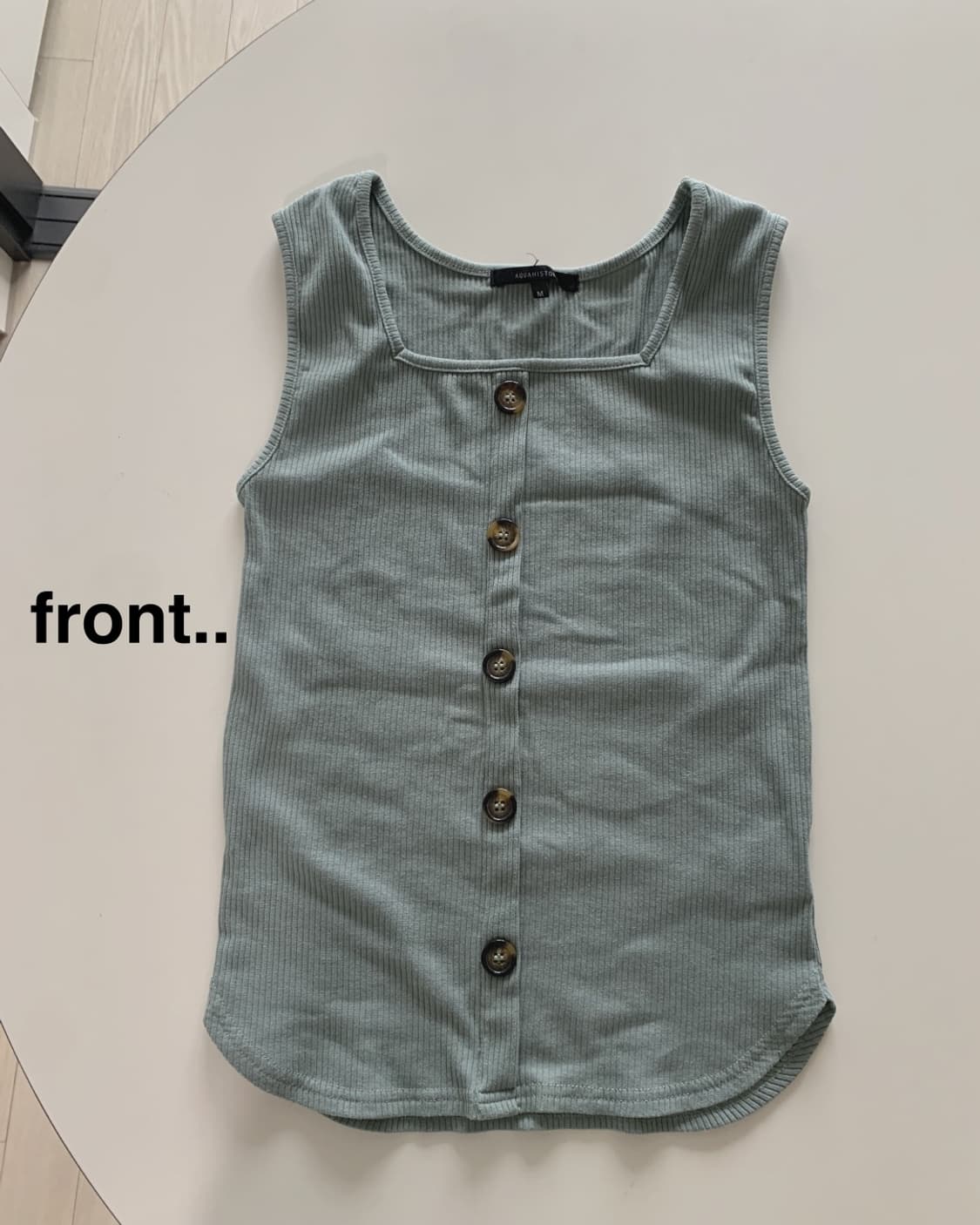 AQUA HISTORY sleeveless top 일본빈티지 민소매 나시 상품이미지2