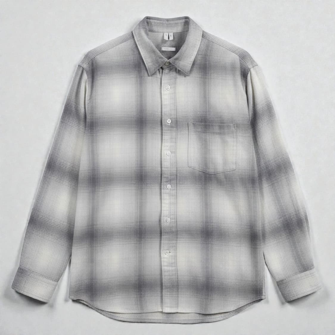 105)ARKET 아르켓 그레이 체크 셔츠 상품이미지1