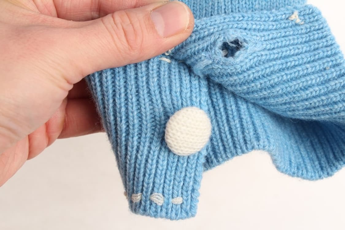 우먼FRRE 보카바카 스티치 니트 봄버 자켓 상품이미지9