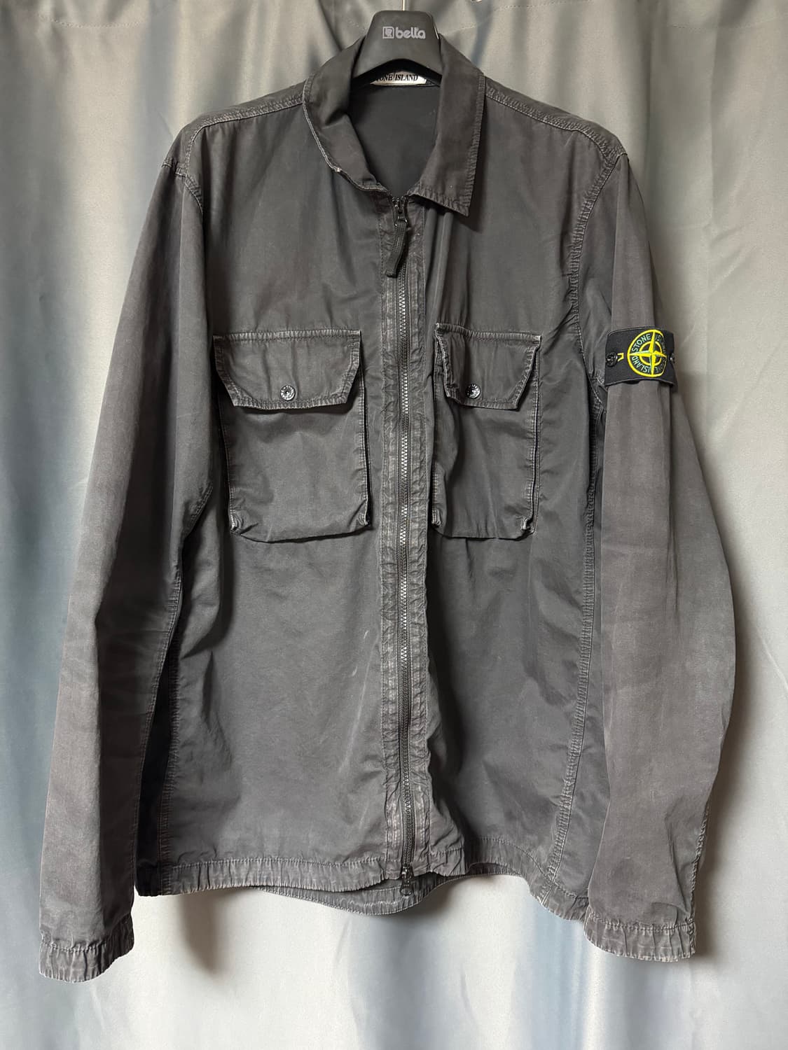 스톤아일랜드 21fw 오버셔츠 블랙 xxl 상품이미지1