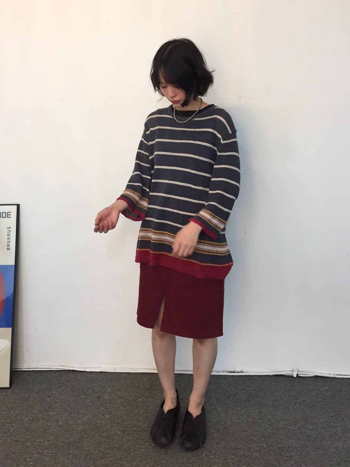 Sasquatchfabrix Navajo Border StripeKnit 상품이미지3