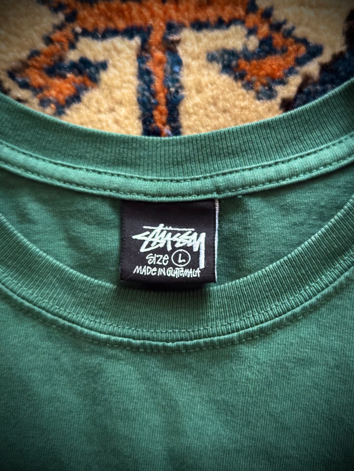 Stussy 모자이크 드래곤 피그먼트 다잉 티셔츠 상품이미지10