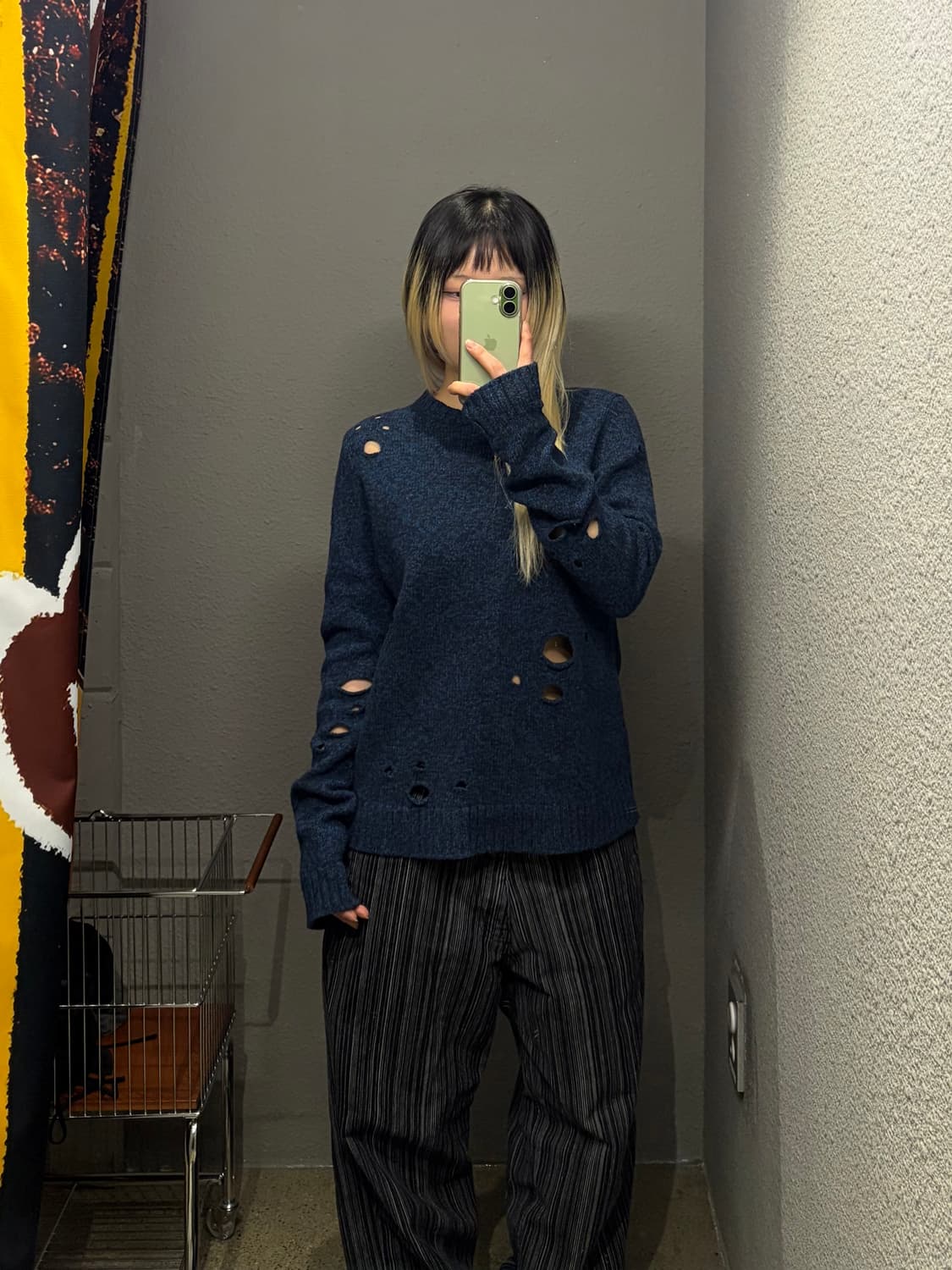 쟈딕엔볼테르 그런지 니트 상품이미지2