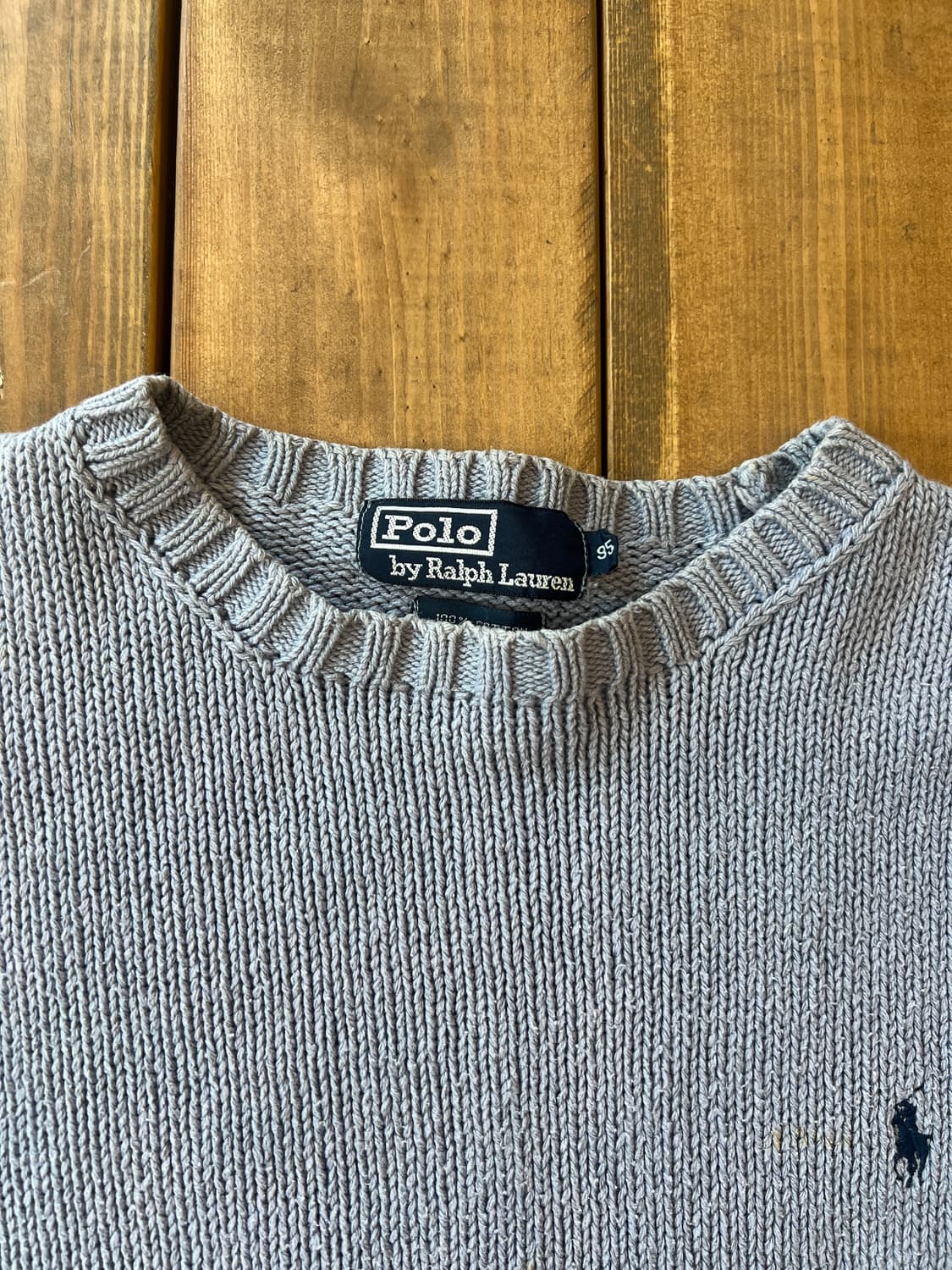 폴로 연보라 니트 상품이미지6