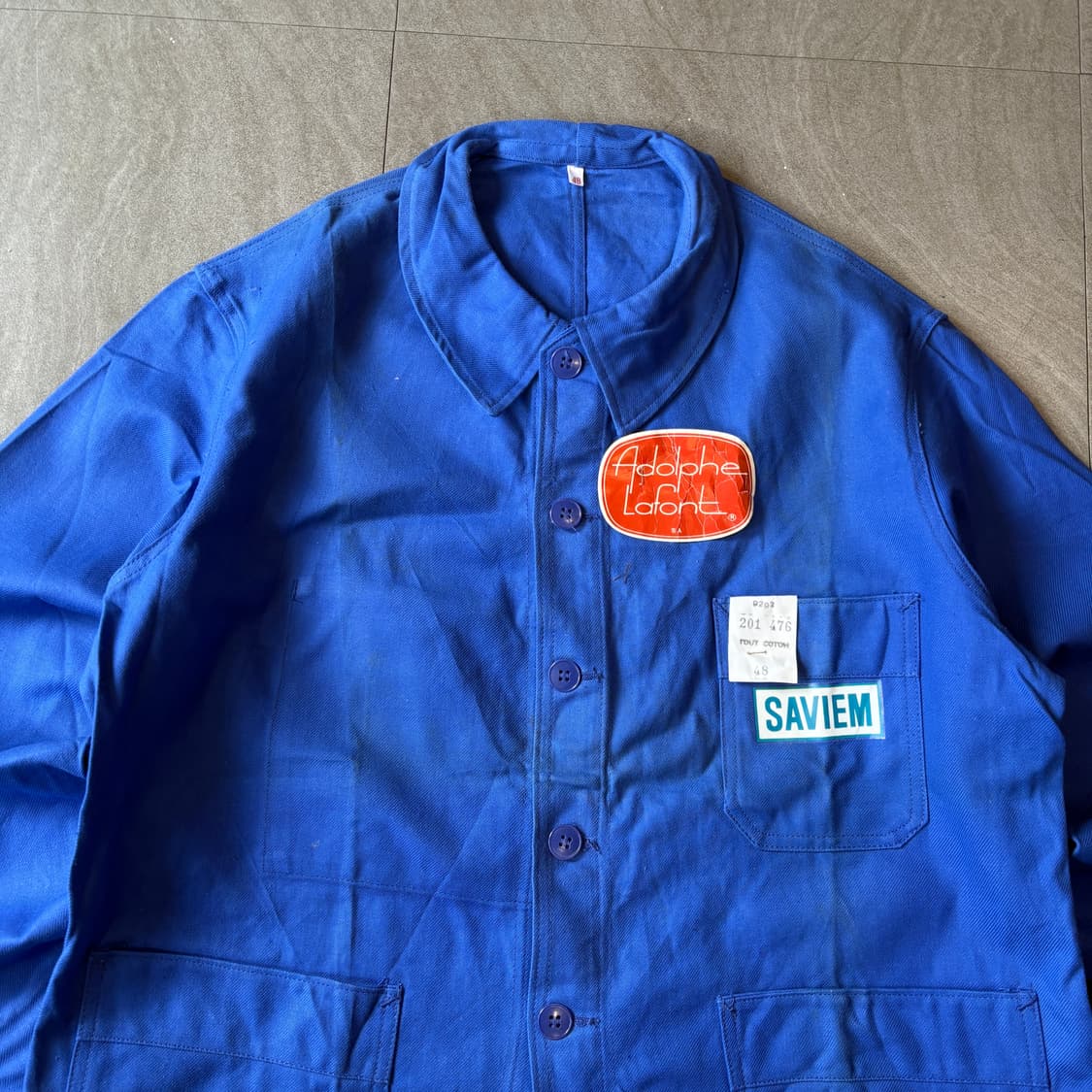 90년대 빈티지 프랑스 생산 프렌치 워크 자켓 상품이미지2