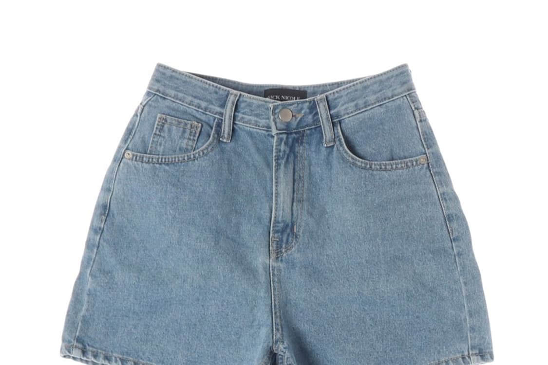 닉앤니콜 하이웨스트 데님 숏팬츠 L 상품이미지3