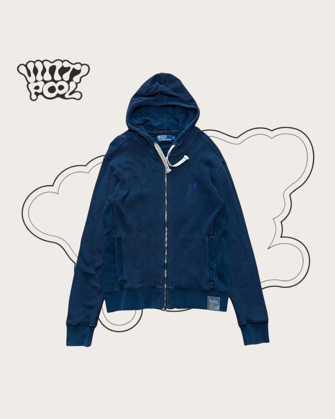 폴로랄프로렌 써멀 와플 투웨이 후드집업 상품이미지1