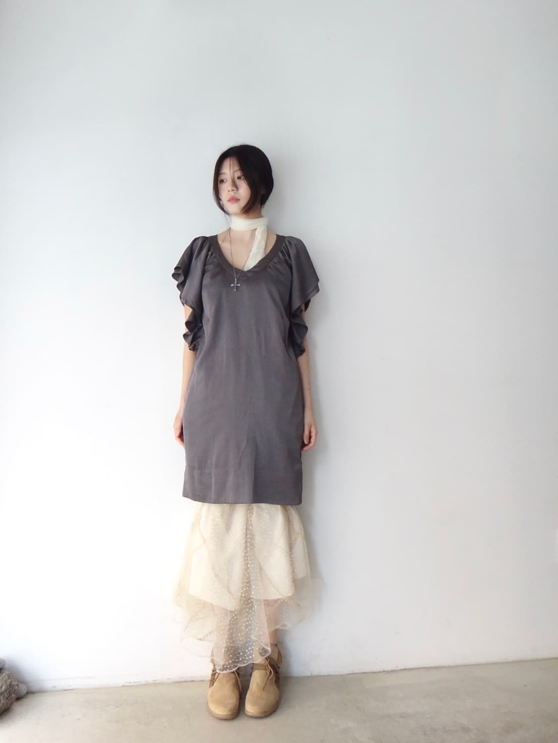 Butterfly feminine ops & top 상품이미지1