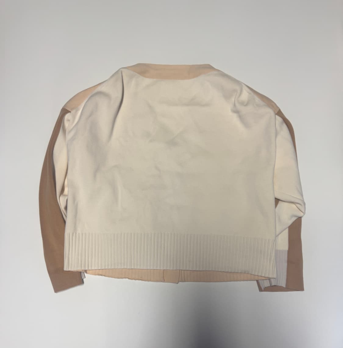 여성 코스 Cos 컬러블록 오버핏 코튼 크롭 니트 상품이미지2