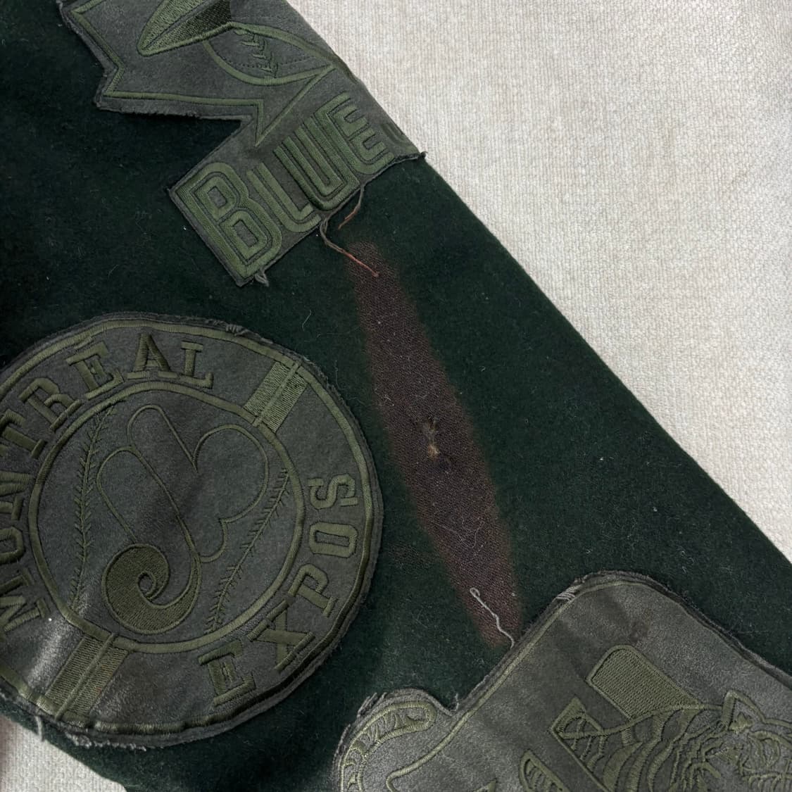 105 제프해밀턴 JH 90s MLB 멀티패치 바시티 자켓 상품이미지8