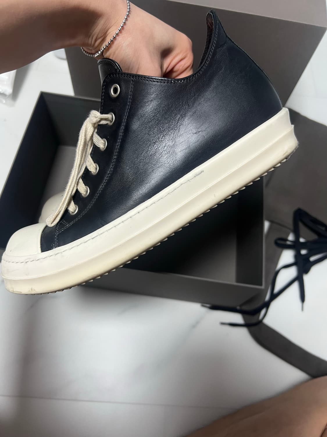 릭오웬스 라몬즈 로우 (릭컨) 41.5 상품이미지4