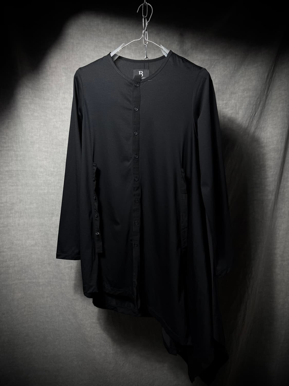 B Yohji Yamamoto Asymmetric Drape Shirts 상품이미지2