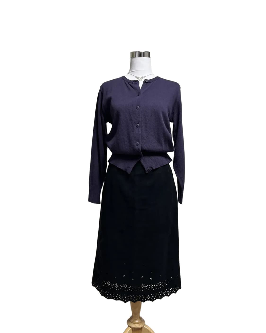 Suede punching skirt 상품이미지6