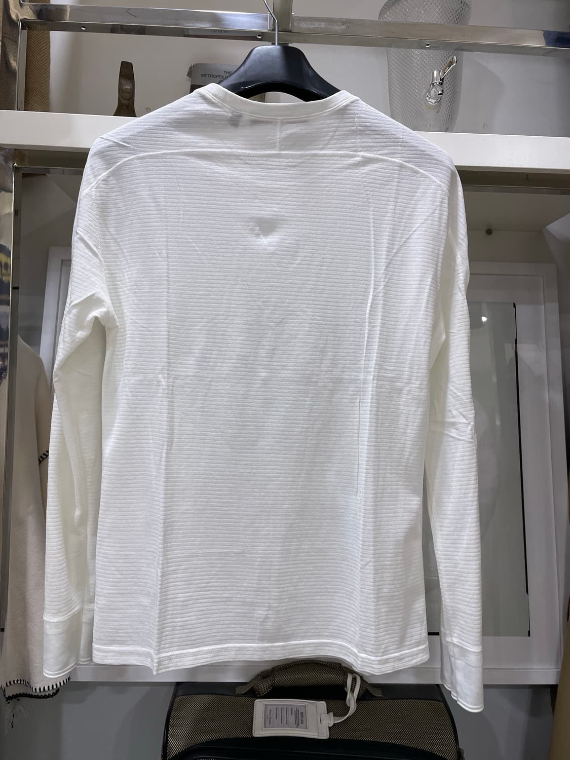 폴로랄프로렌(블랙라벨)/화이트 코튼니트라운드티 상품이미지2