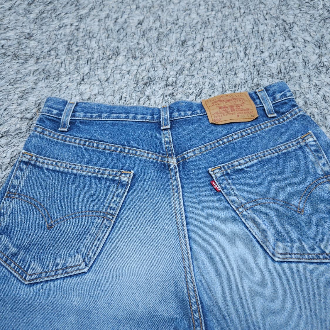 리바이스550) 허리31-32/34 남자 일자청바지 / 왕눈이샵 상품이미지6
