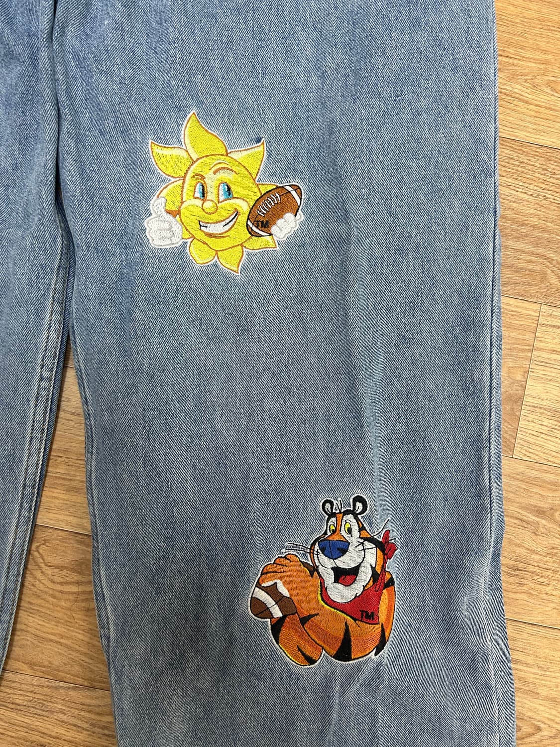 위캔더스 자수 데님 상품이미지4