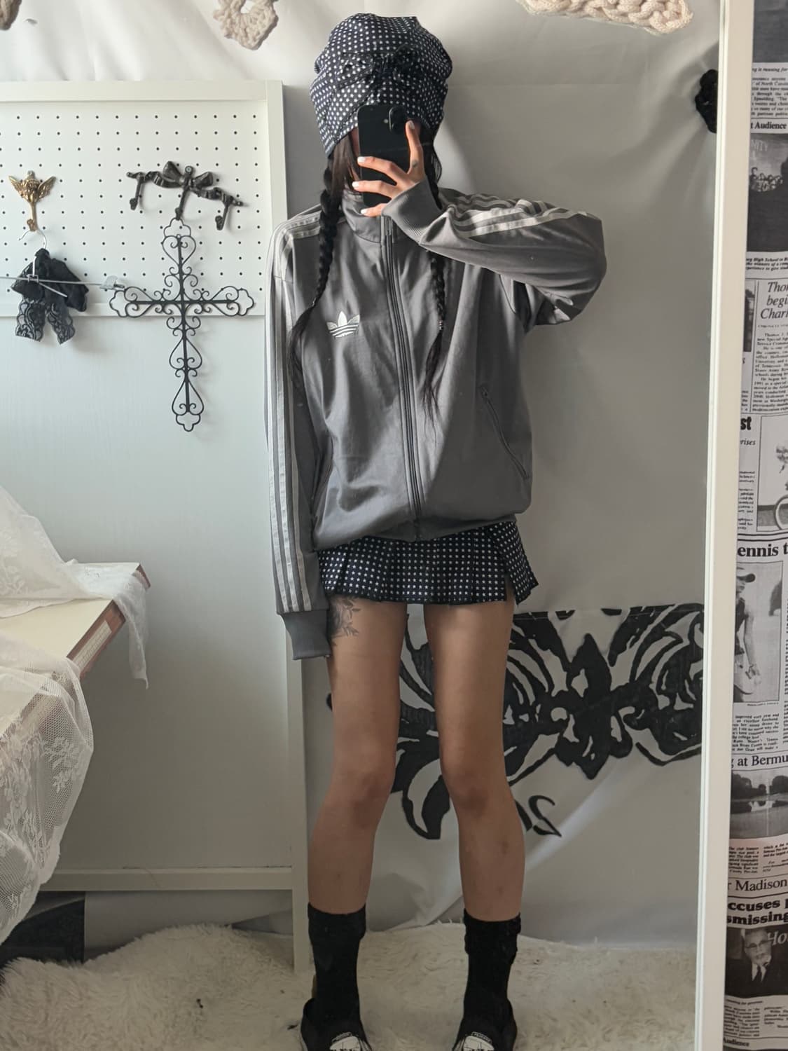Adidas Grey Firebird Jersey 상품이미지1