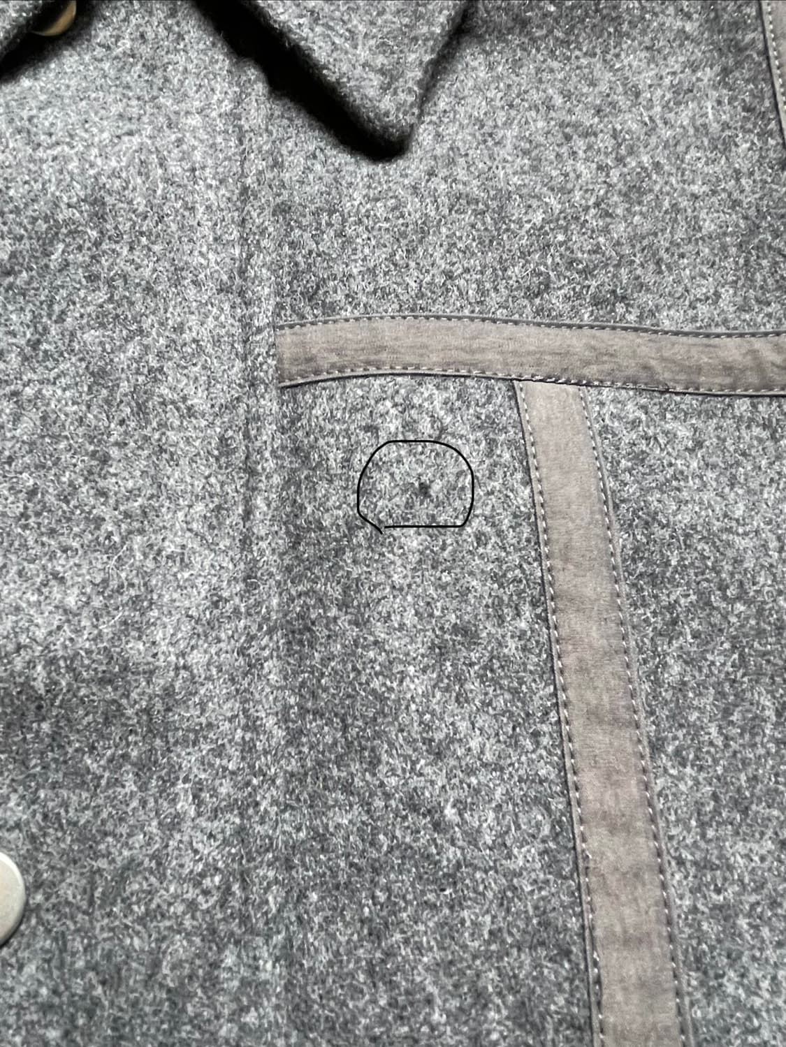 이얼즈어고 울 블루종 상품이미지5