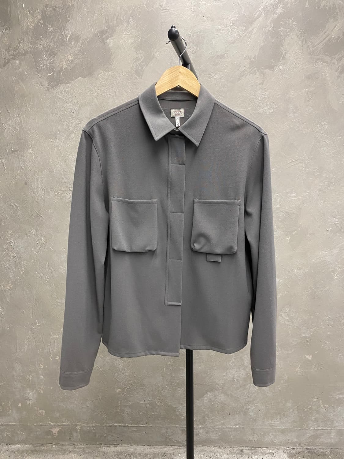 [44] 90s 조르지오 아르마니 아카이브 피스 폴리쉘 셔츠 자켓 상품이미지1