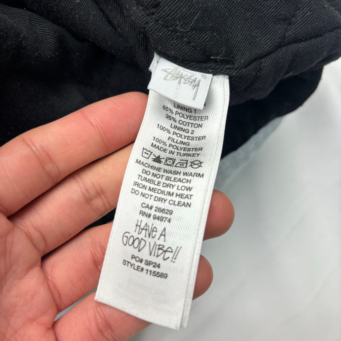 스투시 위시드 캔버스 샵 라이트 블루 자켓 S 상품이미지8