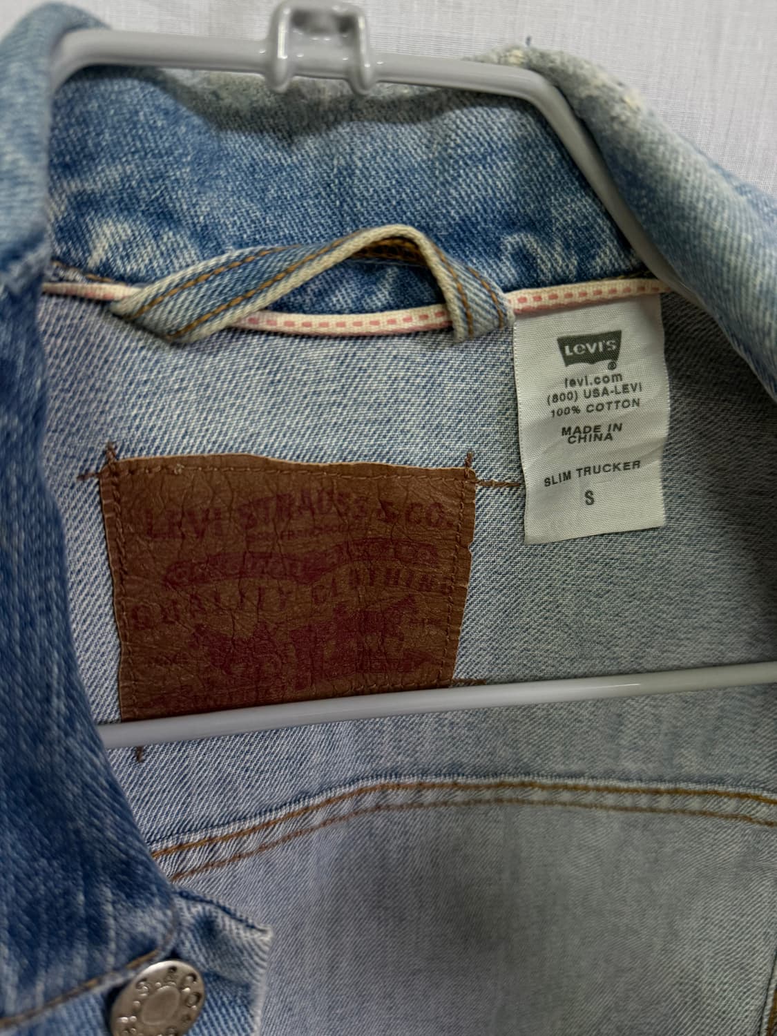 리바이스 슬림 트러커 데님 자켓 (levis) 상품이미지5