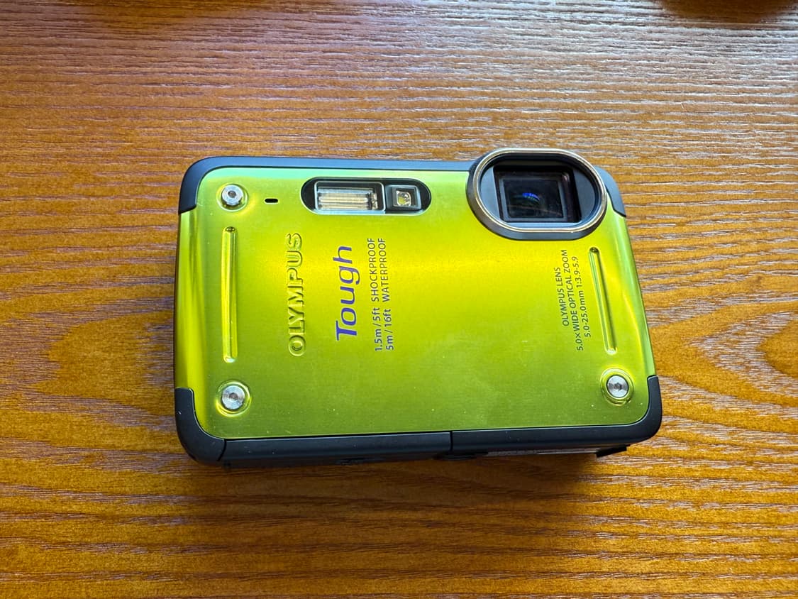 디카 상태 매우 좋음!! 올림푸스 Tough tg-620 라임 그린 상품이미지1
