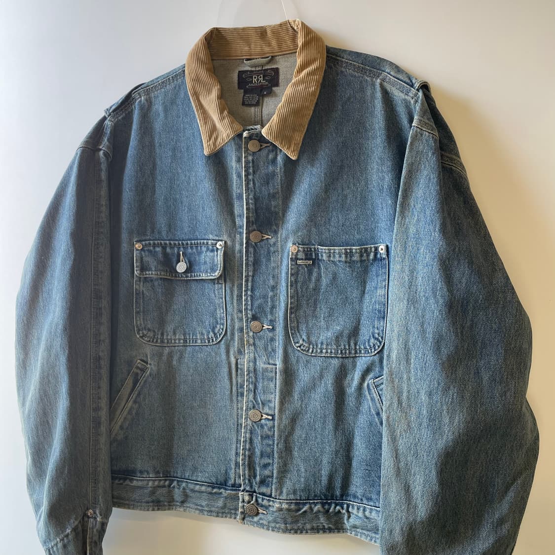 90s 더블알엘 덩가리 데님자켓 상품이미지3