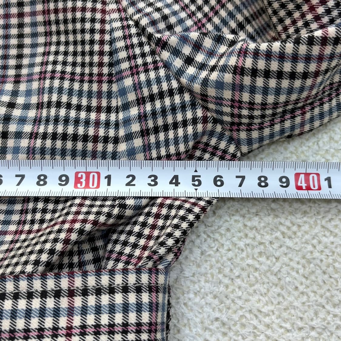 130 헤지스 키즈 체크 트렌치 코트 0423E 상품이미지6