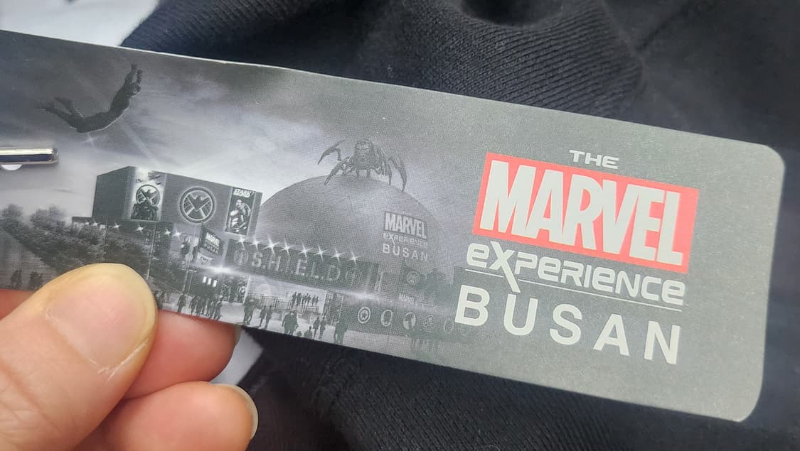 (새상품) 마블 X 부산 익스피리언스 후드티 L 상품이미지6