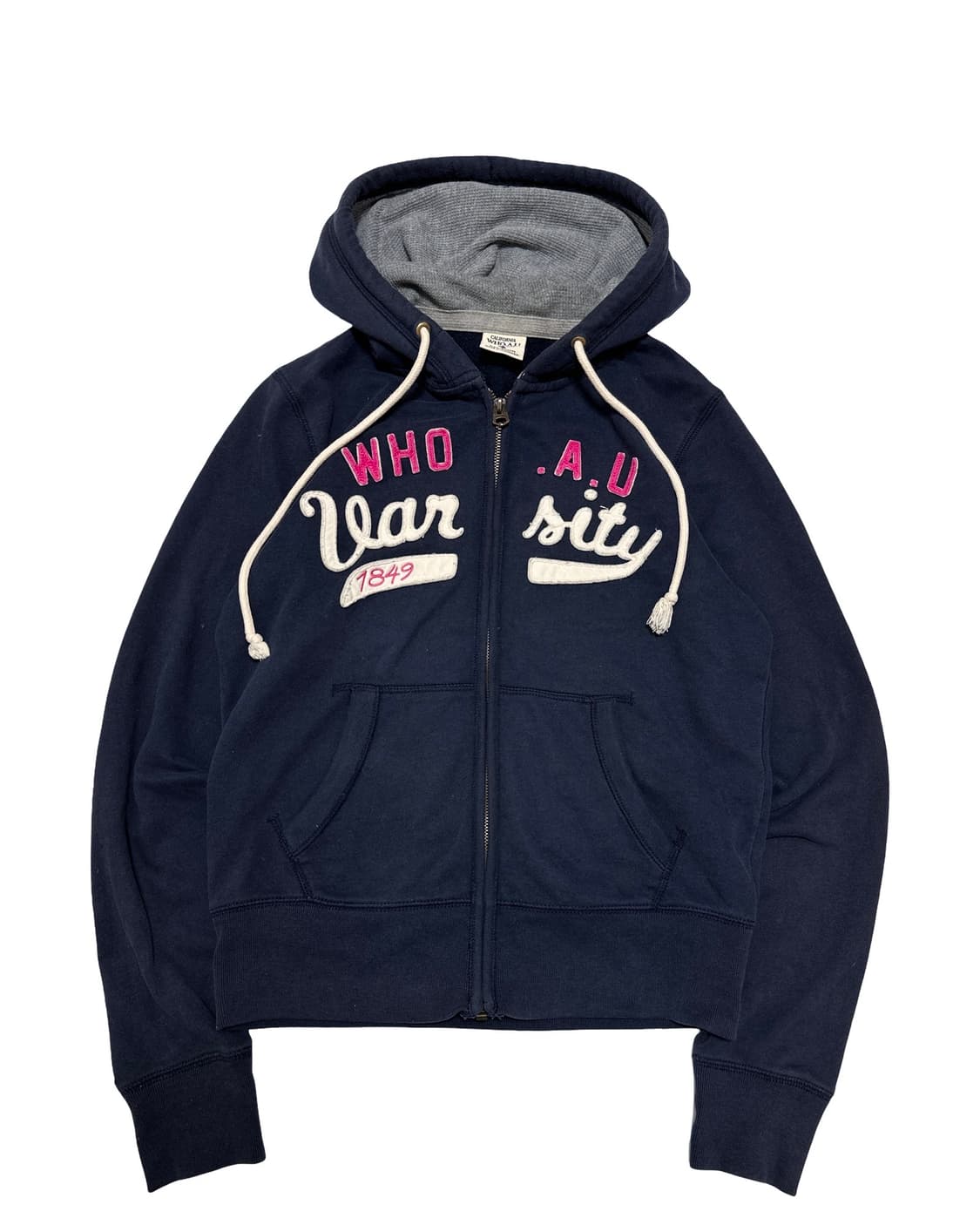 후아유 네이비 후드집업 상품이미지1