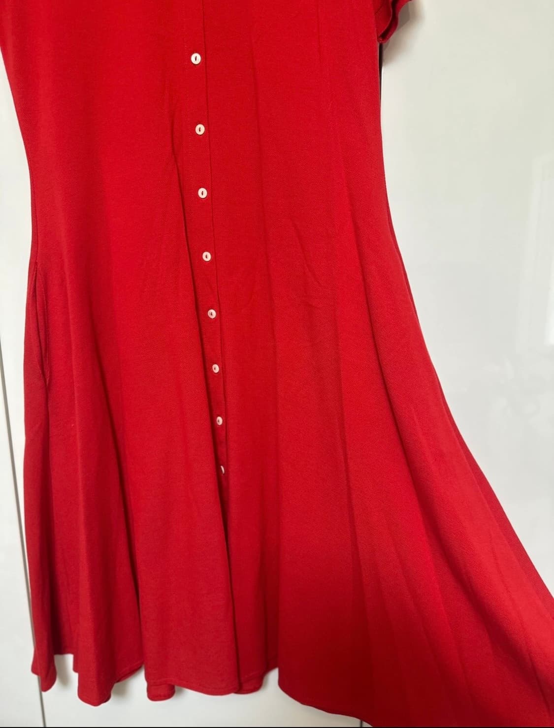 라코스테 레드 반팔 셔츠 pk 원피스 상품이미지4