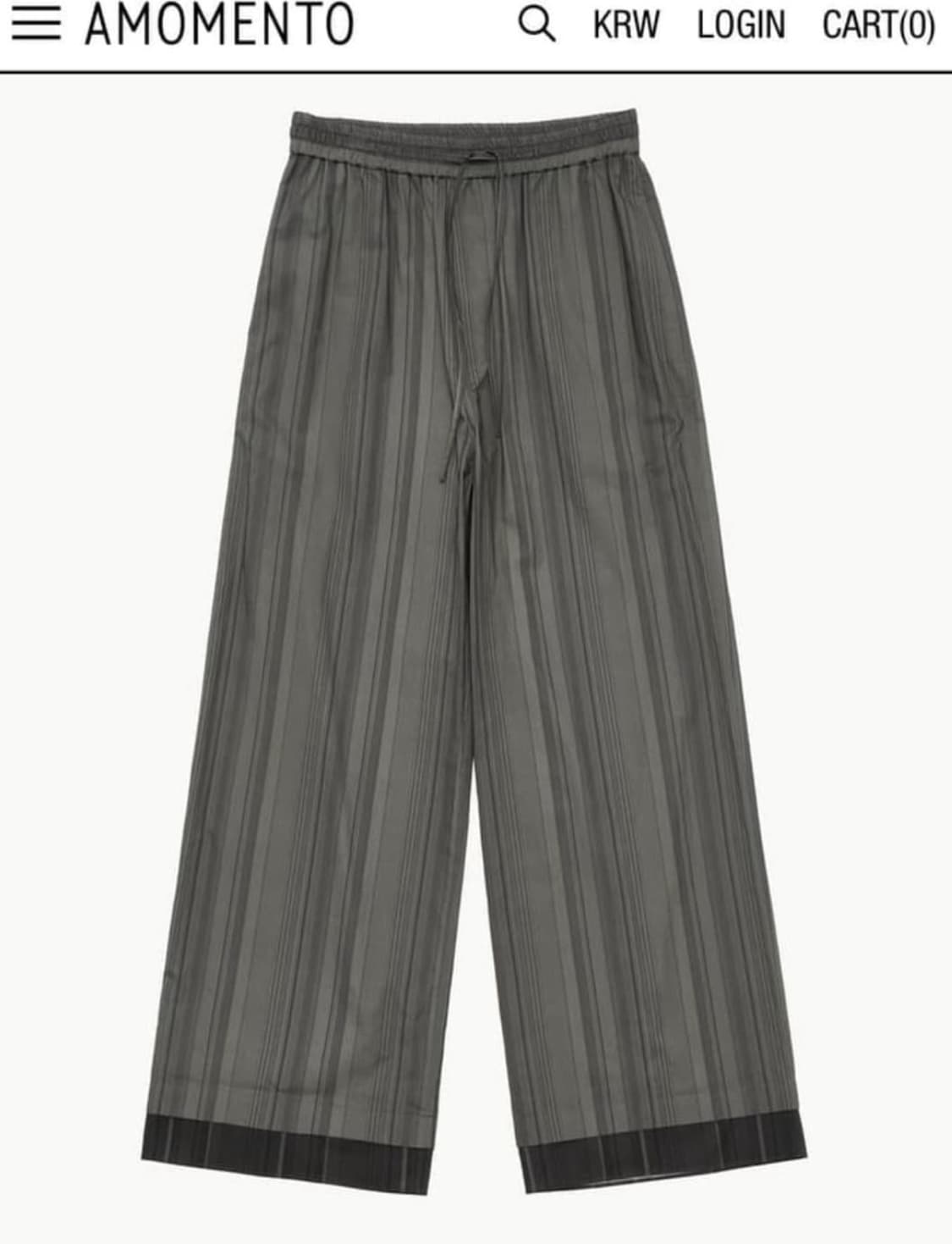 아모멘토 파자마 팬츠 M 사이즈 판매합니다. 상품이미지1