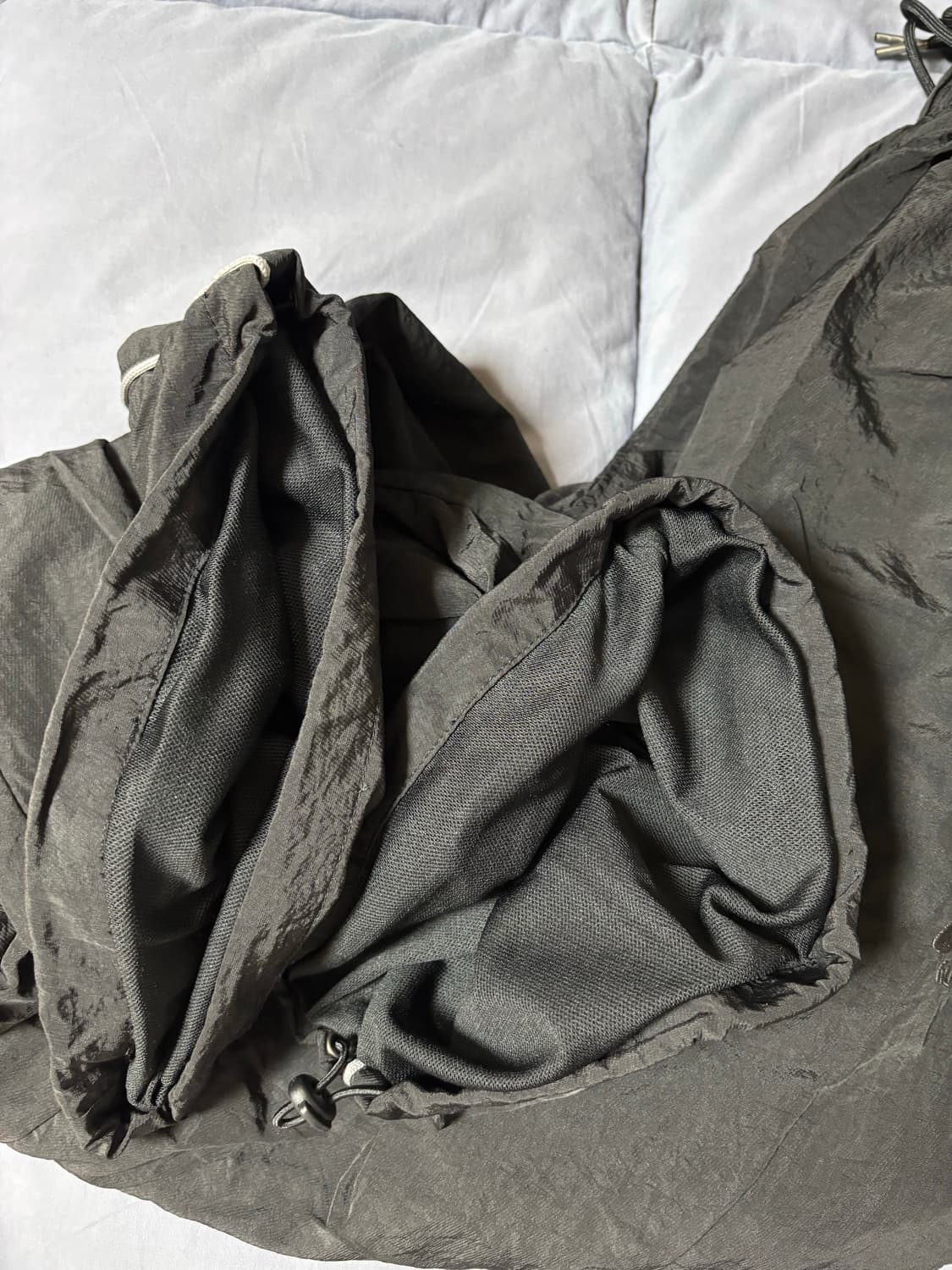 1 폴리테루 휴먼인덱스 트랙 팬츠 블랙 화이트 상품이미지2