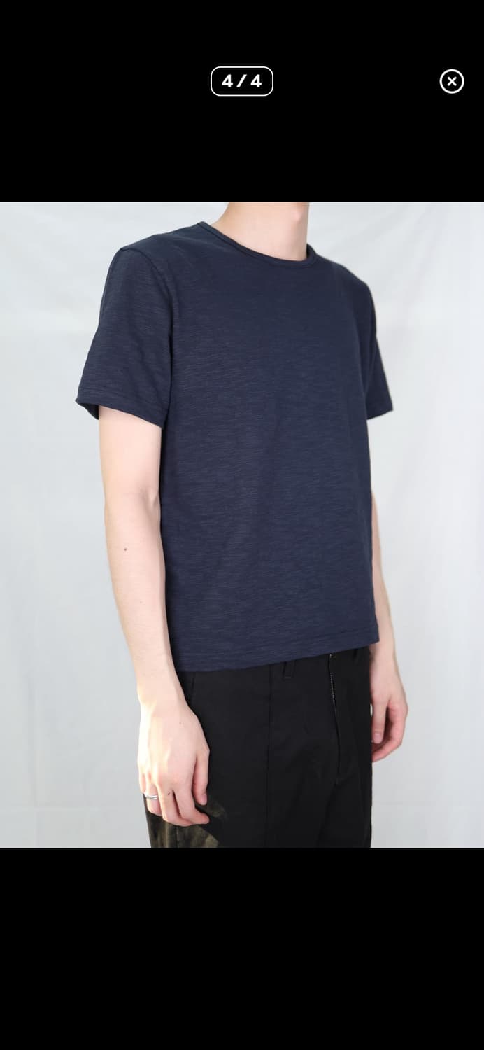 Les fin-t shirt navy 02사이즈 상품이미지4