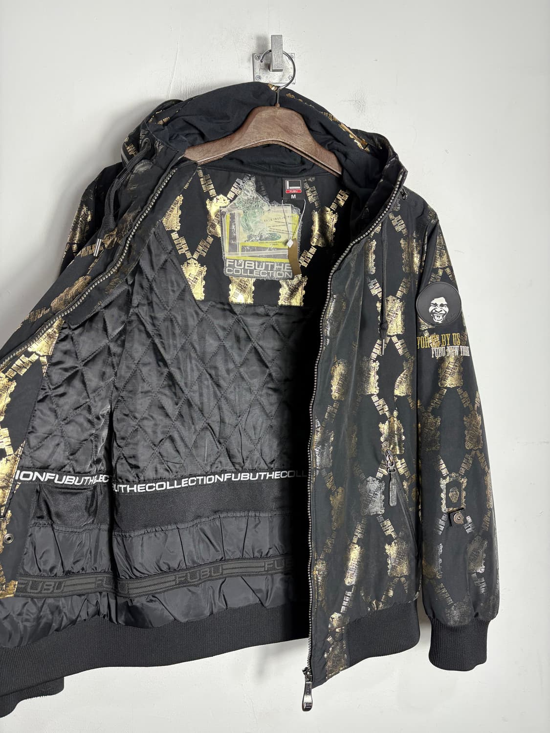 Fubu 후부 블랙 점퍼 상품이미지3