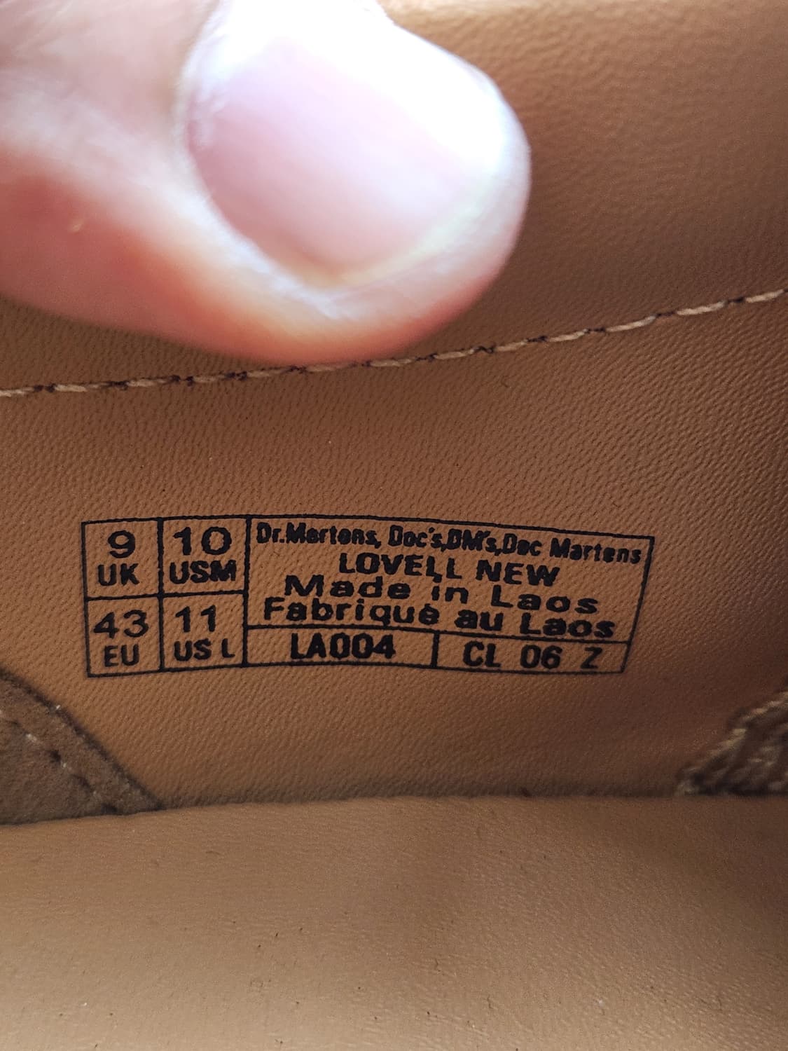 닥터마틴 로웰 스웨이드 버터스카치 (280) 상품이미지8