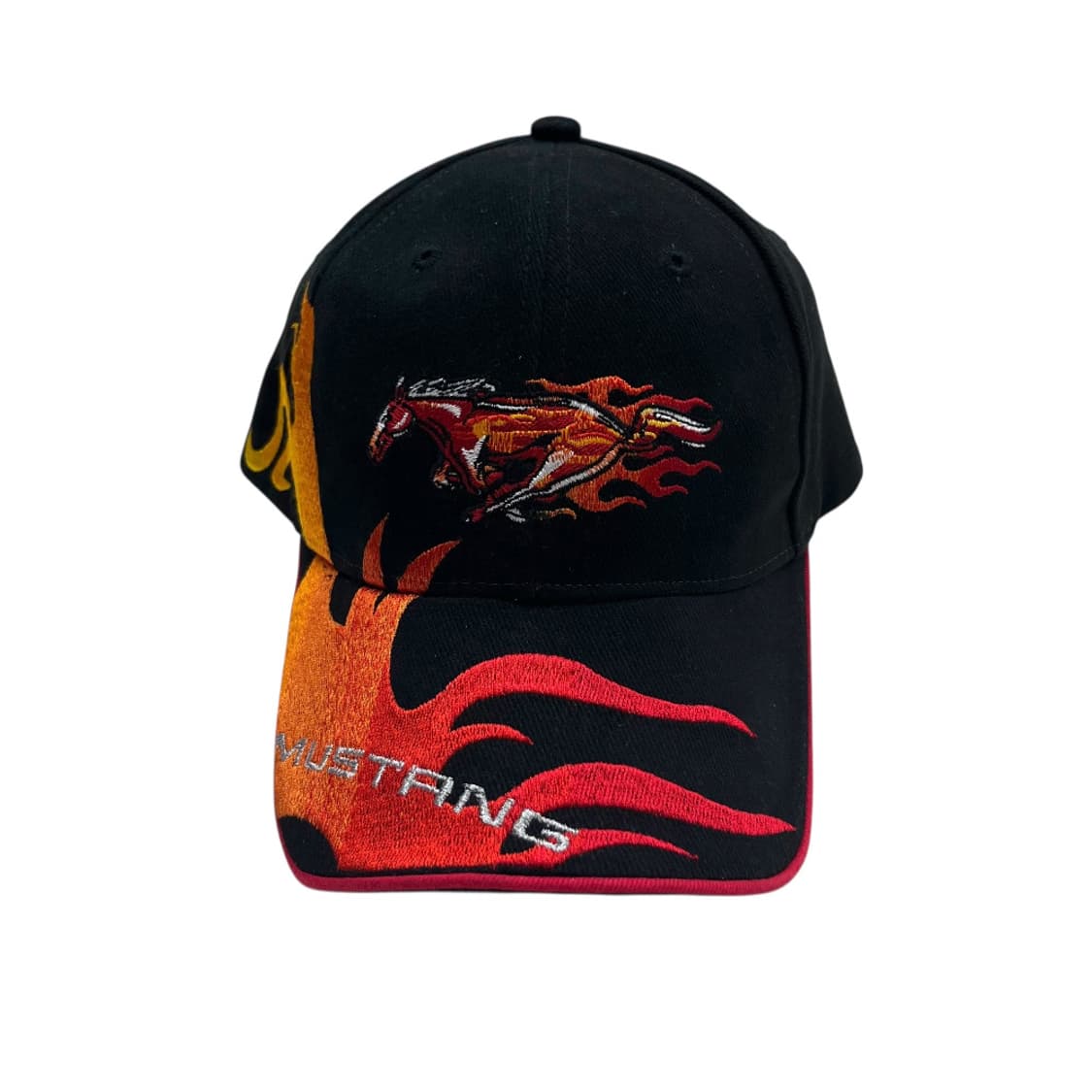 90's 포드 머스탱 파이어자수 블랙 볼캡 상품이미지4