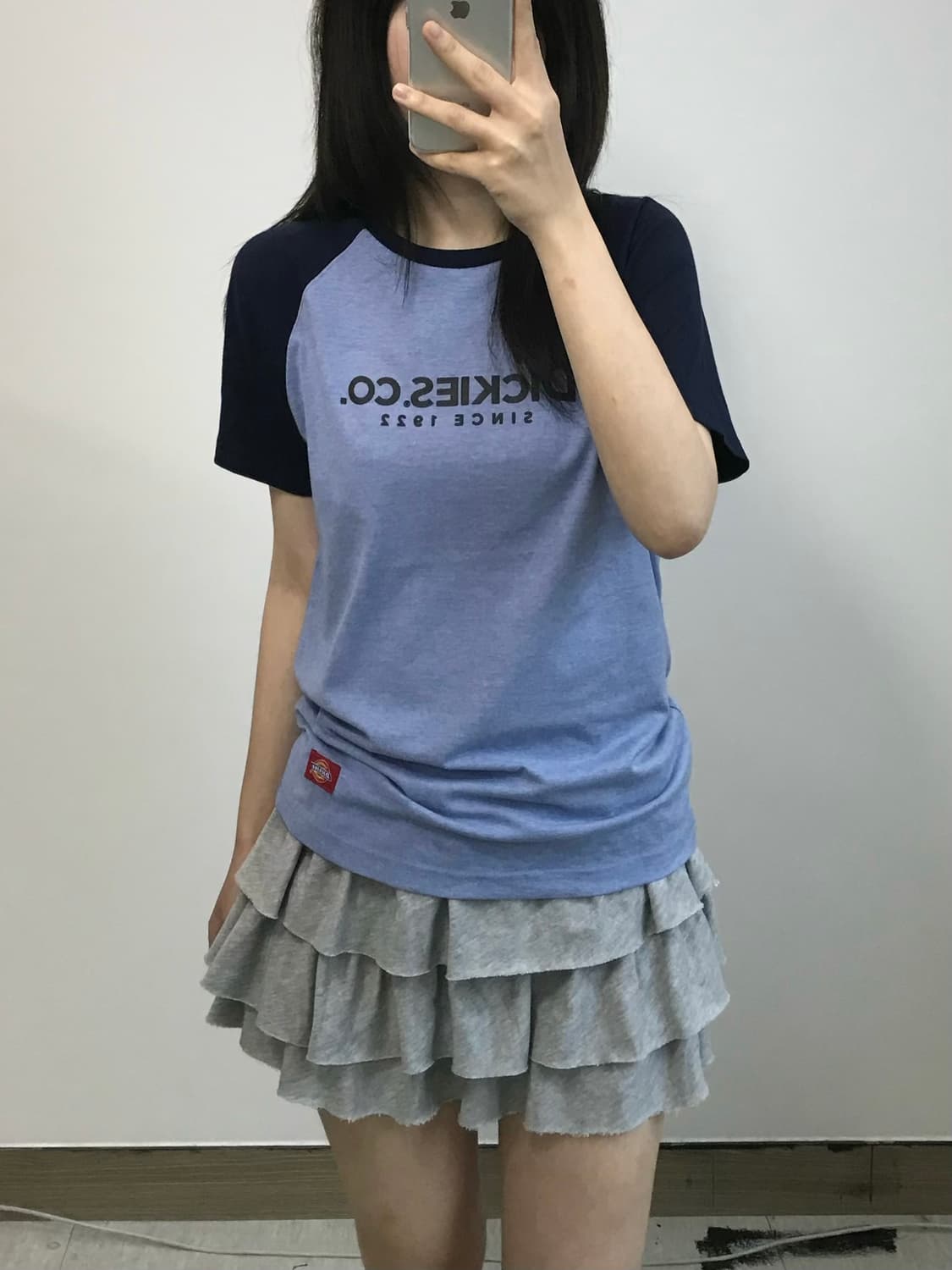 디키즈 배색 나그랑 반팔 티셔츠 상품이미지1