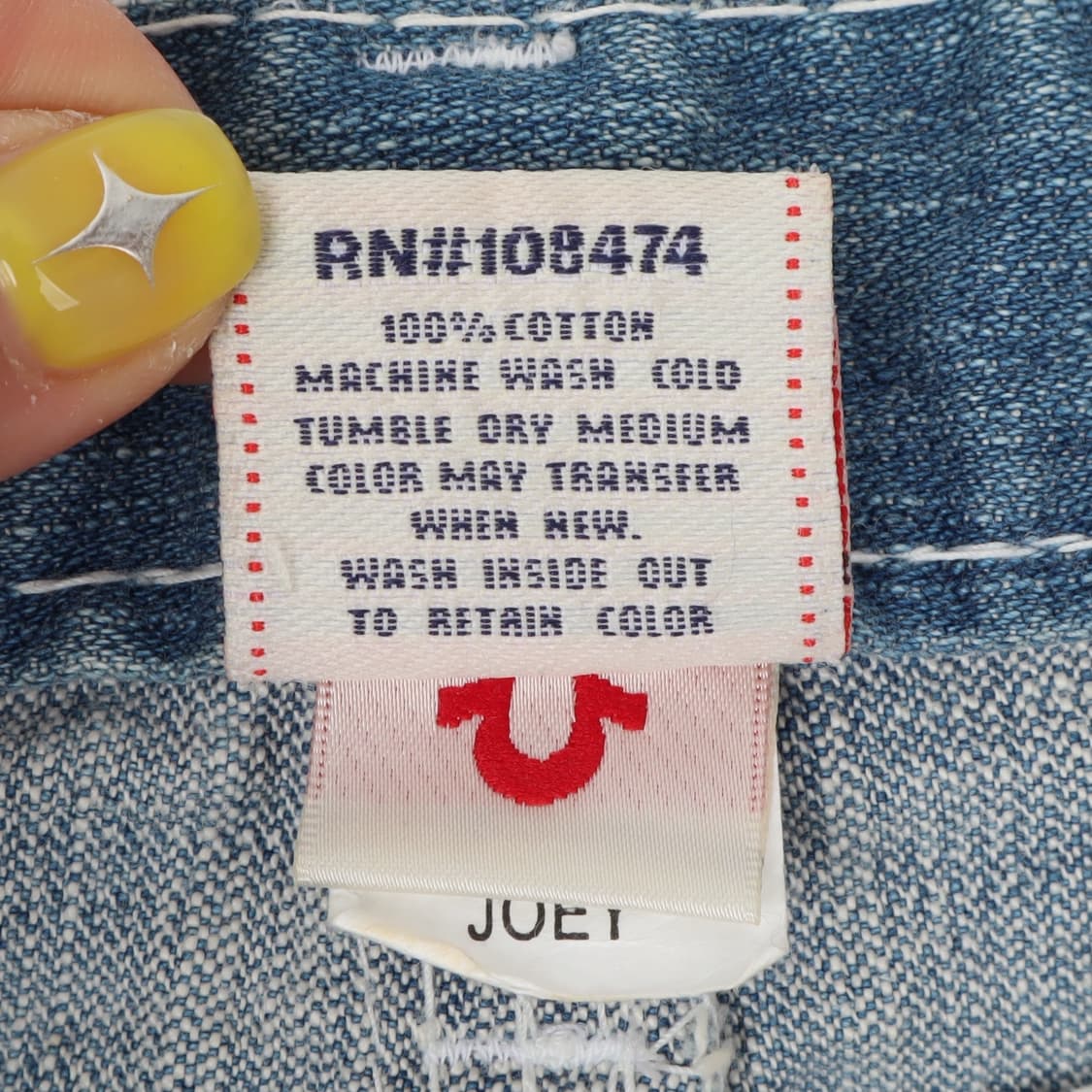 트루릴리젼 조이 수퍼 T 연청 워싱 데님팬츠 상품이미지9