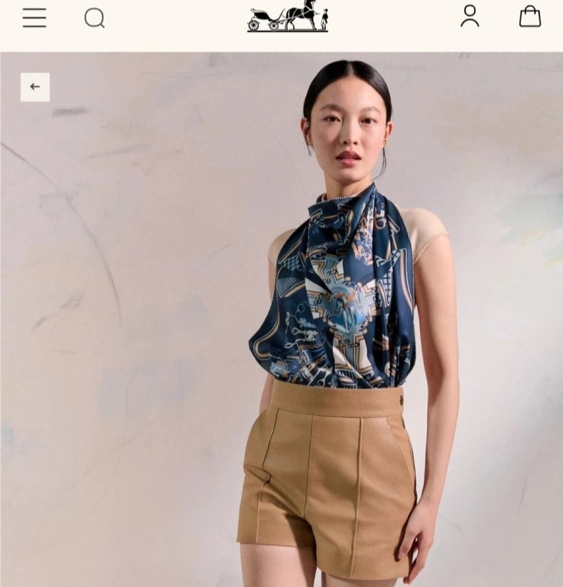 [새상품 25SS] 에르메스 스카프 까레 70 부케 셀리에 04 상품이미지5
