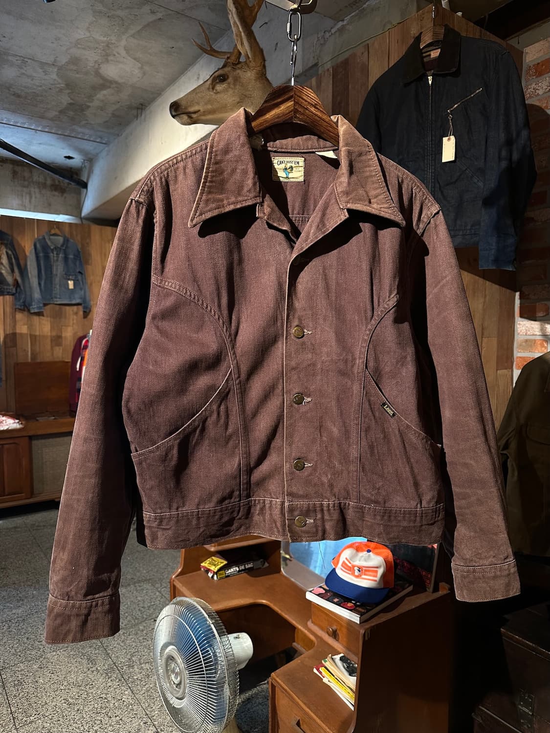 70s USA LEE Western Moleskin Jacket 상품이미지2
