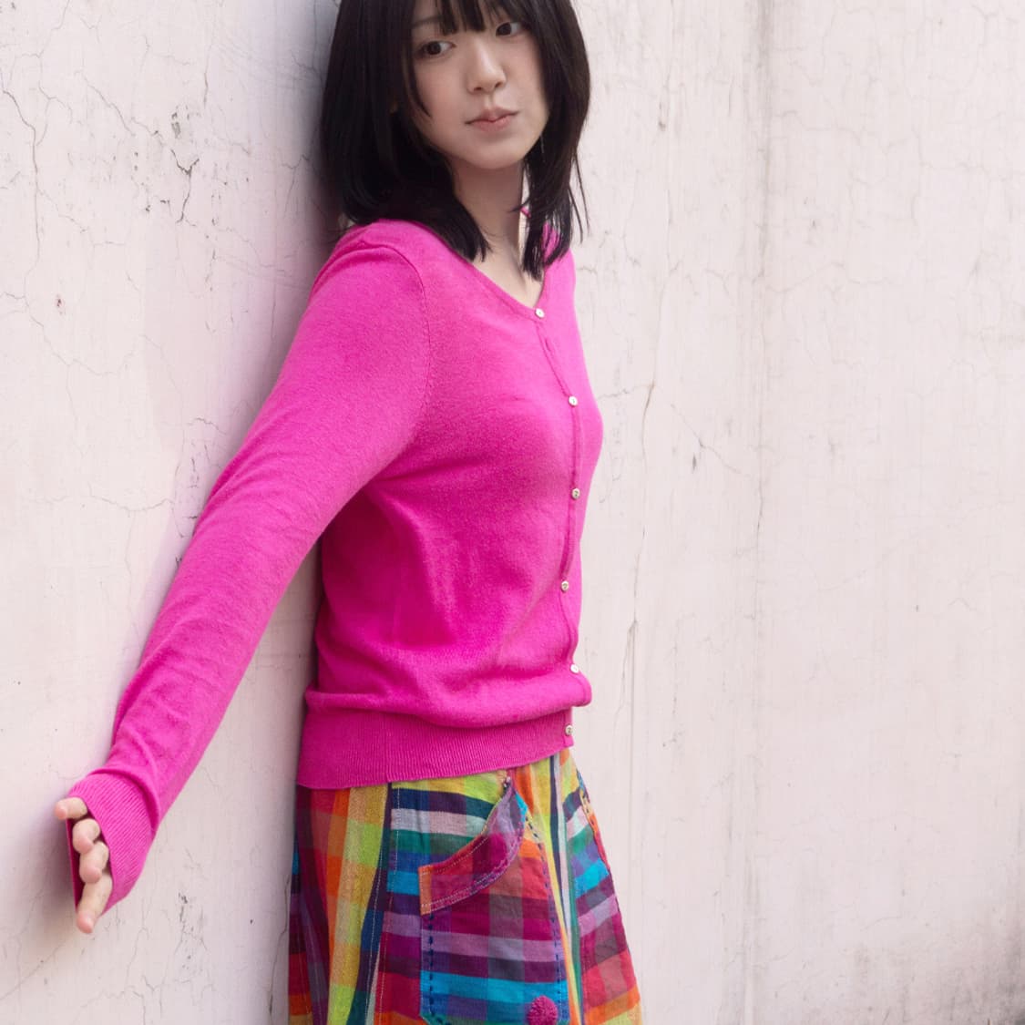 라즈베리 소녀 니트 가디건 상품이미지9