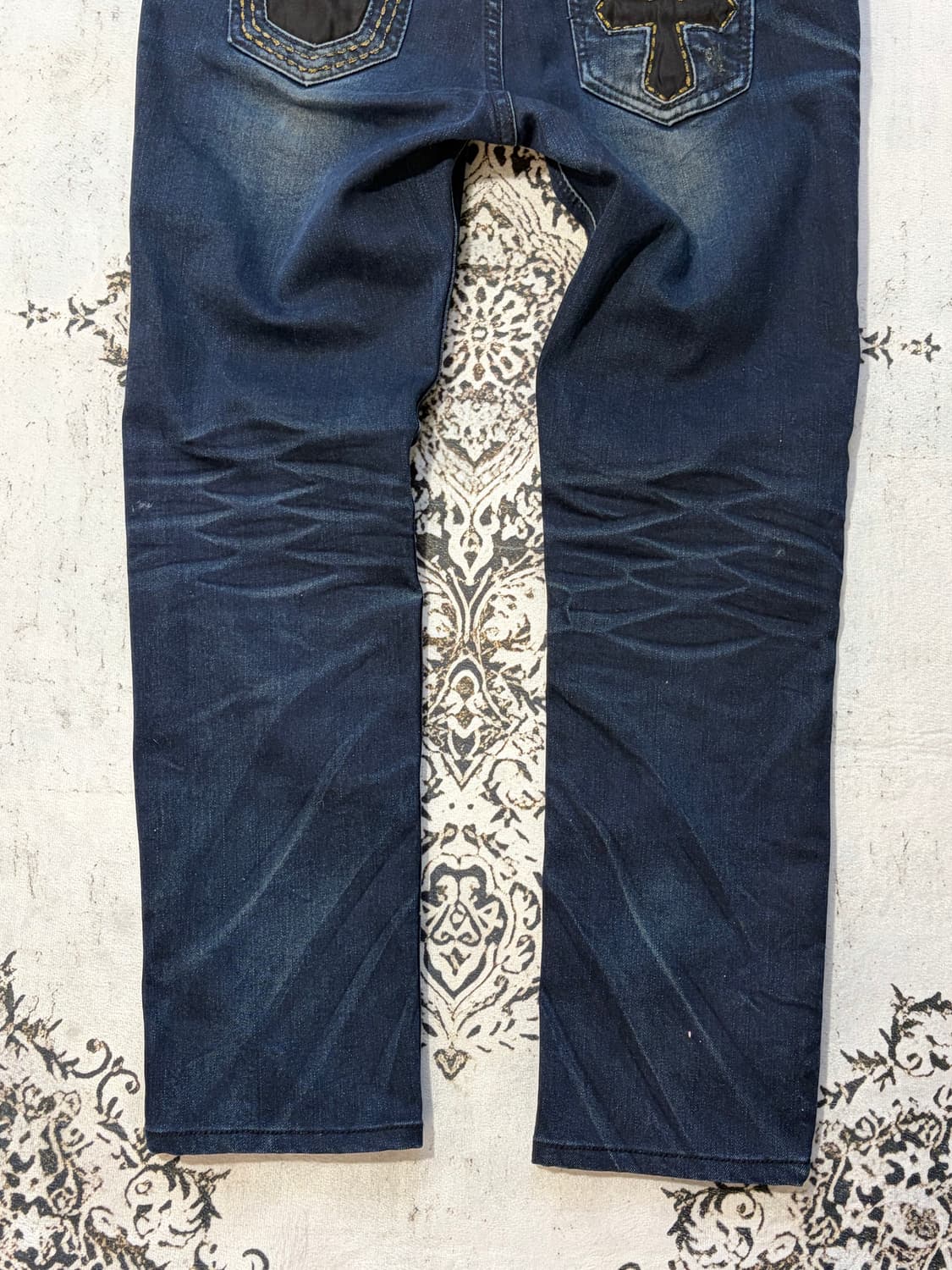 00's back cross lettering pants 상품이미지5