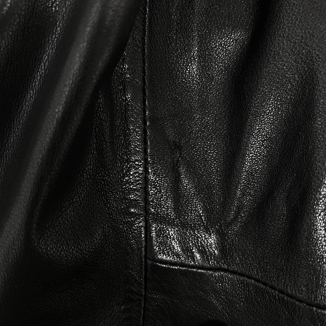 디젤 램스킨 레더 봄버 자켓 상품이미지9