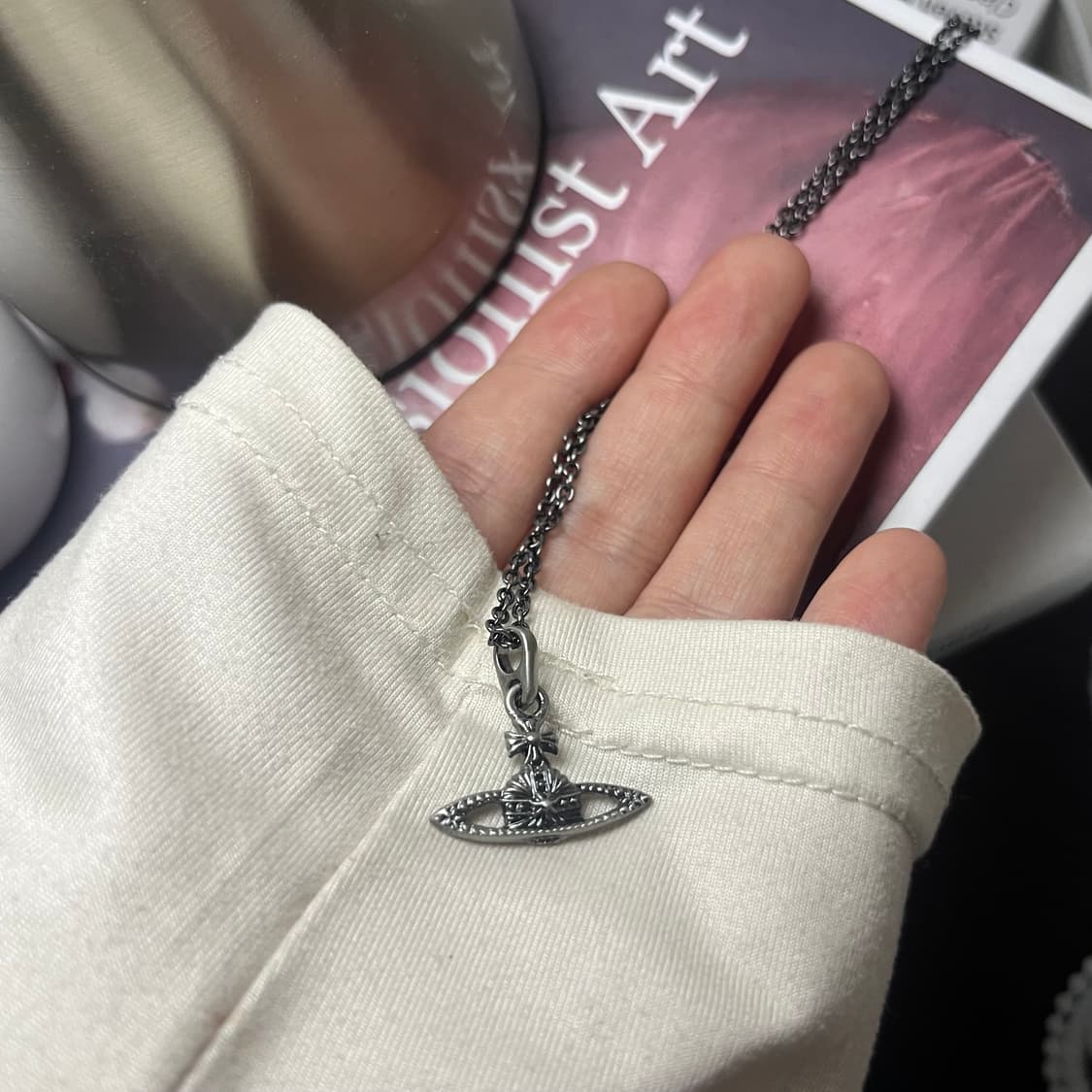 비비안웨스트우드 빈티지 미니 펜던트 목걸이 상품이미지3