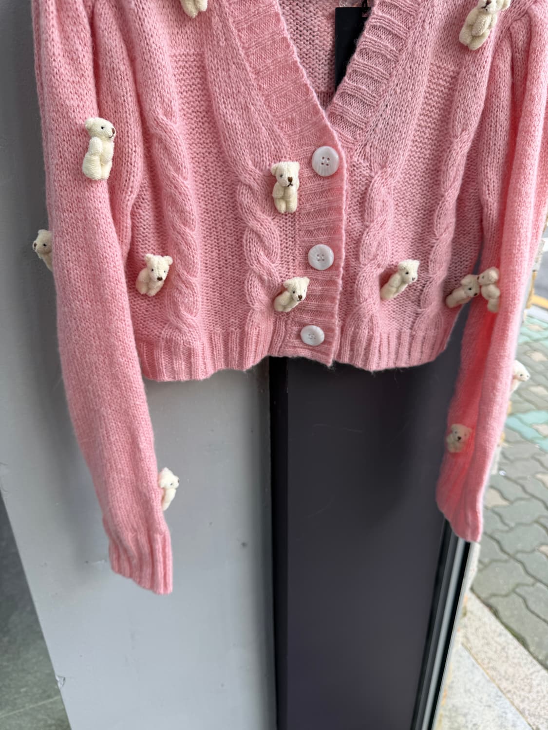 (새상품)S/ 13De Marzo 미니베어 가디건 자켓 상품이미지5