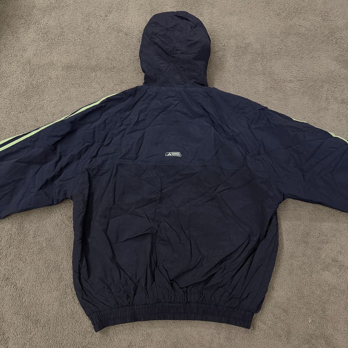 [ 정품/100 ] 아디다스 올드스쿨 퀄팅 누빔 바람막이 점퍼 상품이미지4