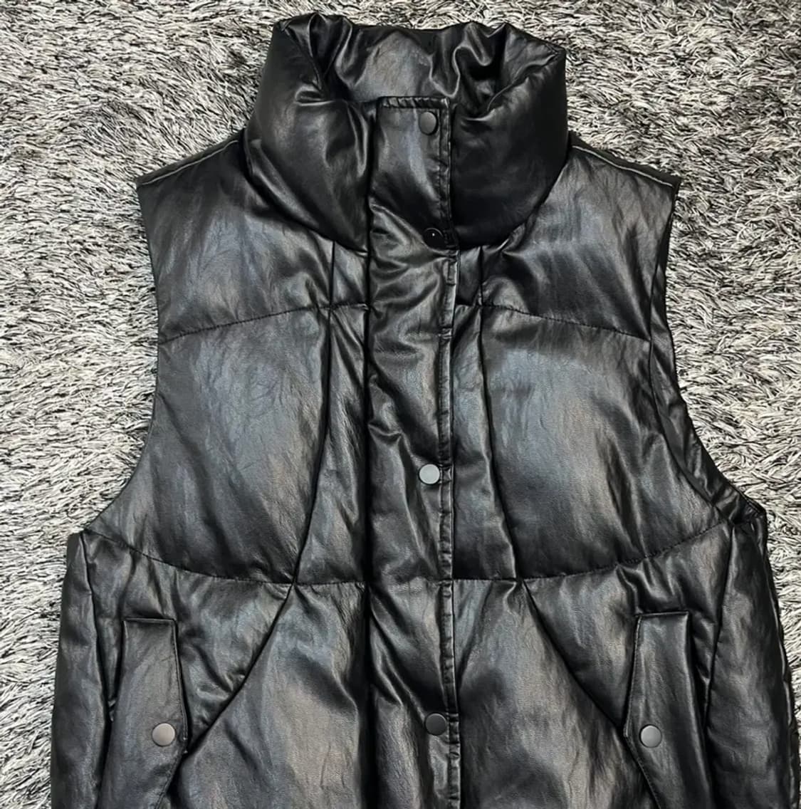 셀렙샵에디션 여성 구스다운 가죽 베스트 (55) 상품이미지2