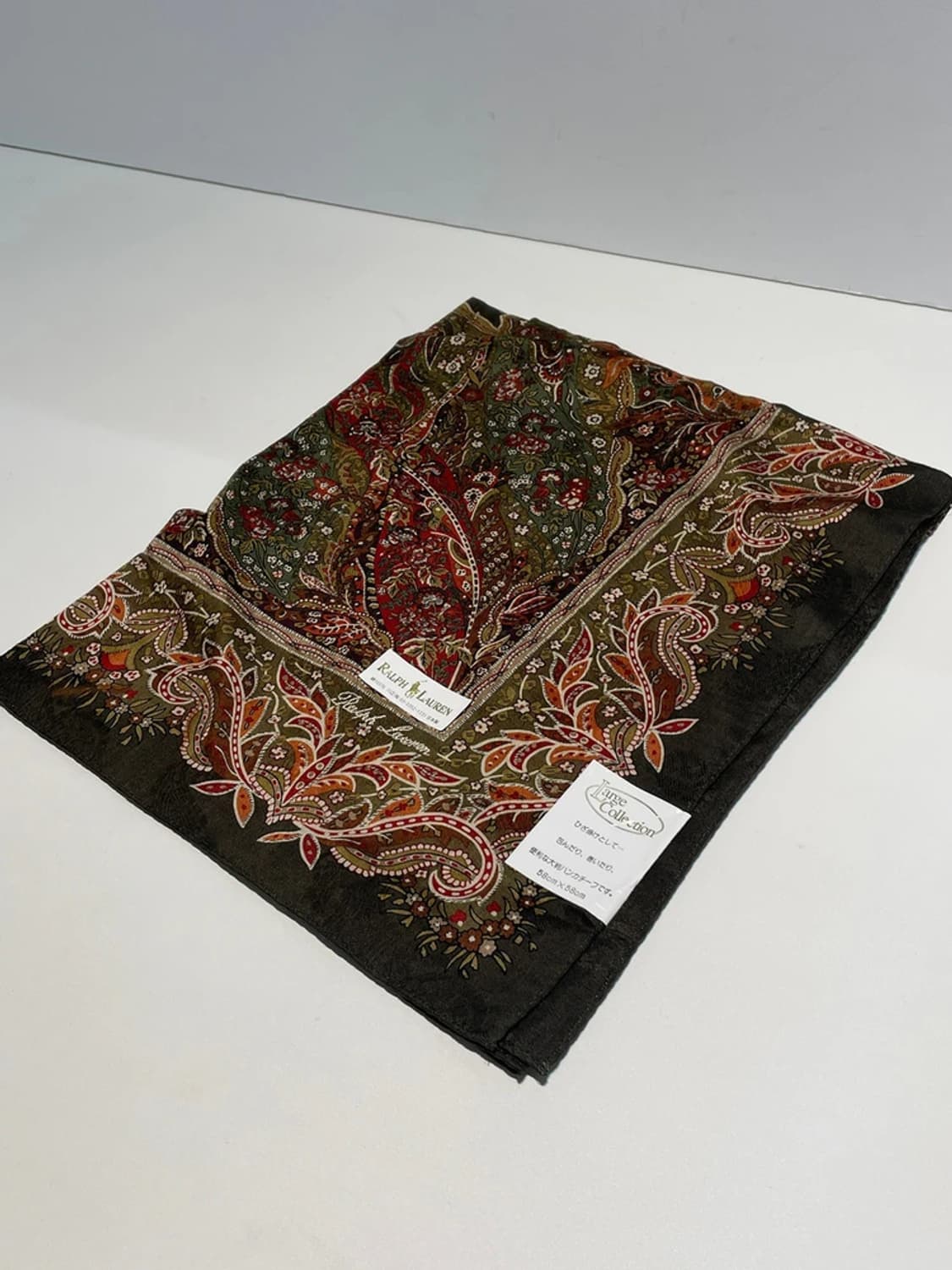 폴로 랄프로렌 00s 페이즐리 레트로 쁘띠 손수건 A1355 상품이미지3