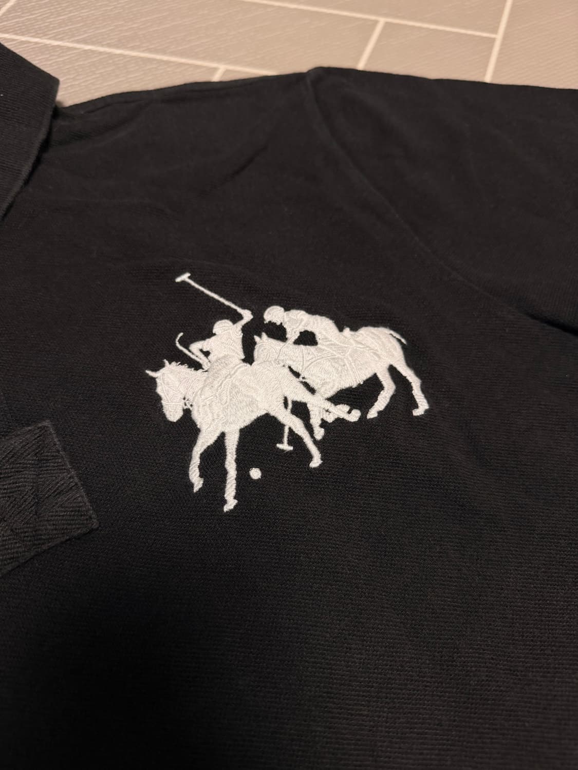 폴로 빅포니 반팔 럭비티 블랙 상품이미지4